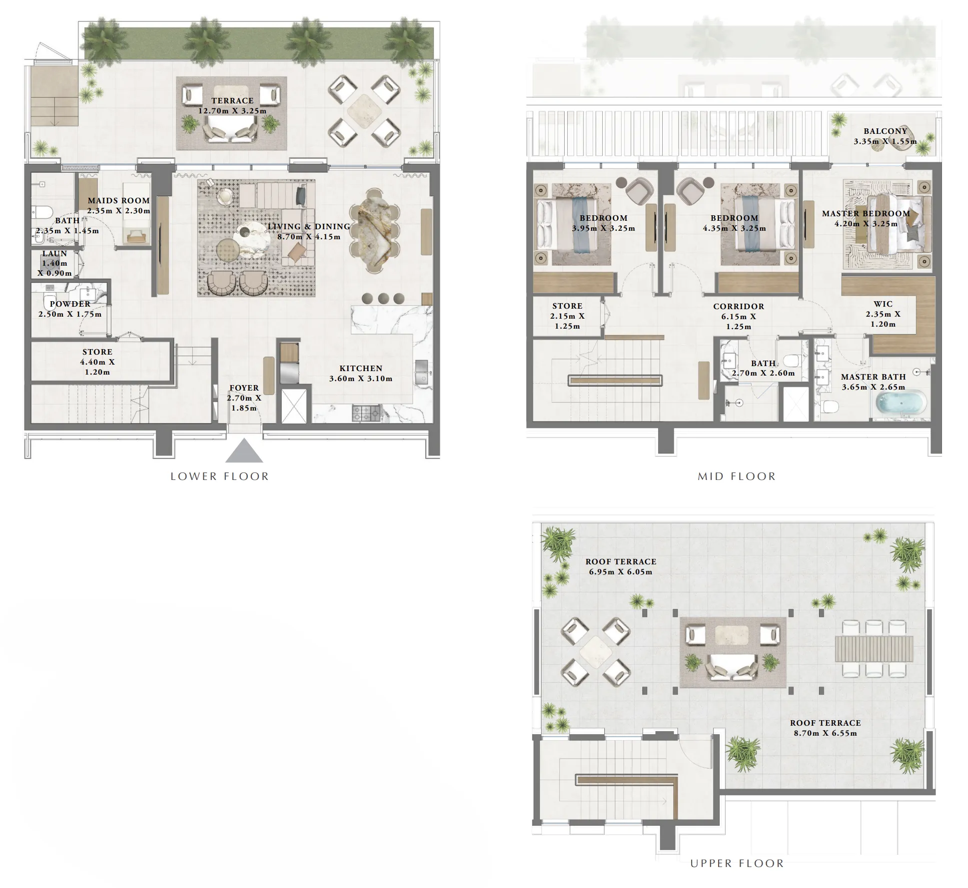 3 bedroom layout