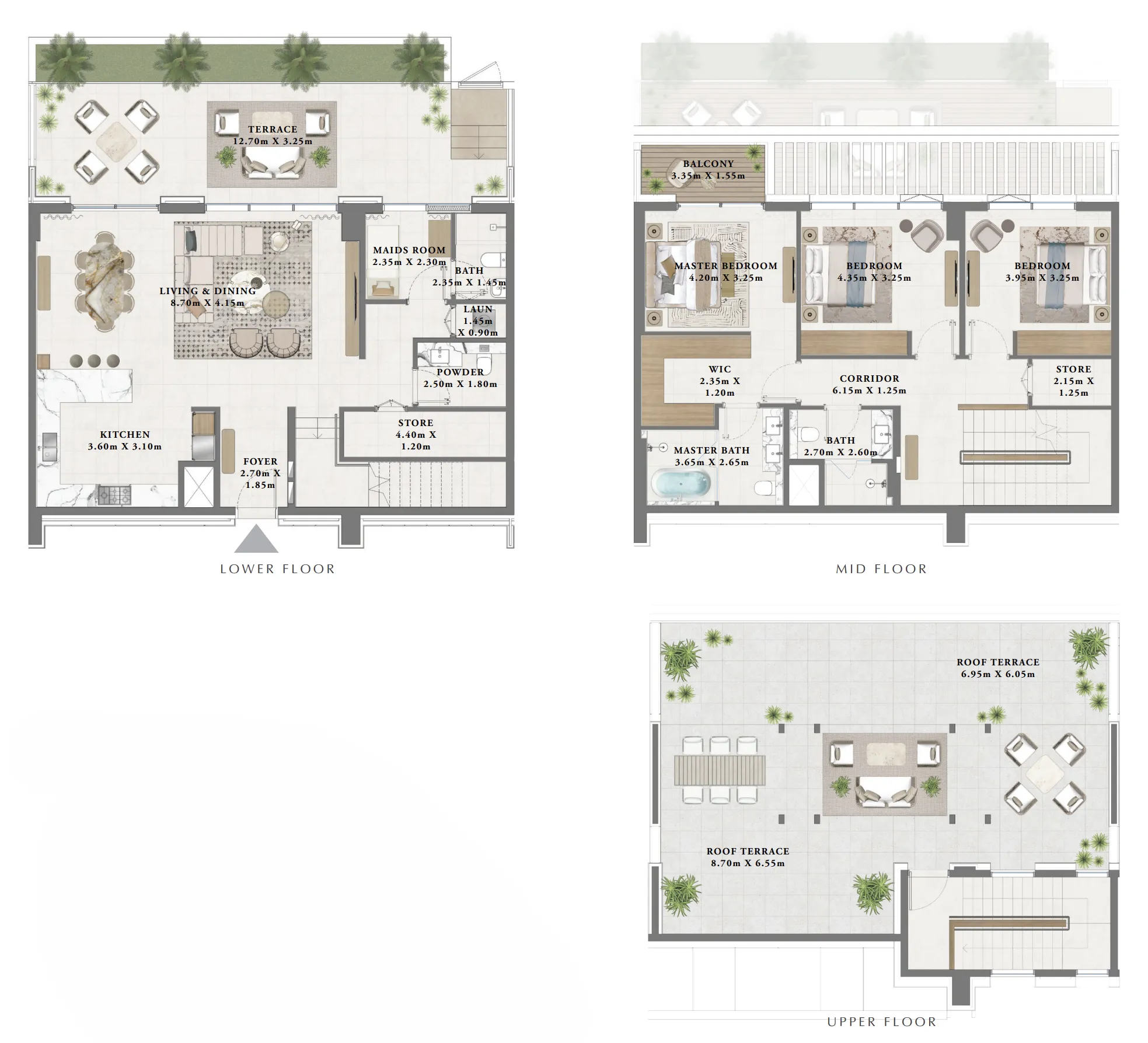 3 bedroom layout