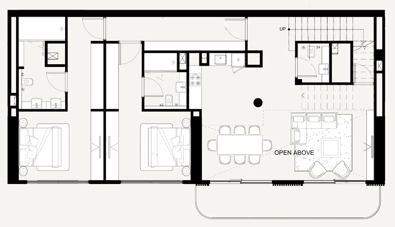 2 bedroom layout