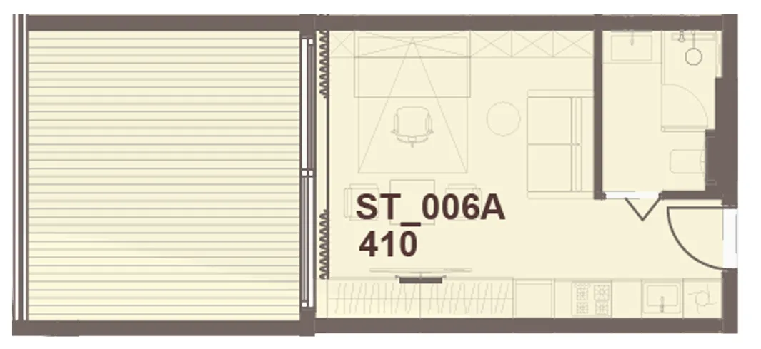 0 bedroom layout