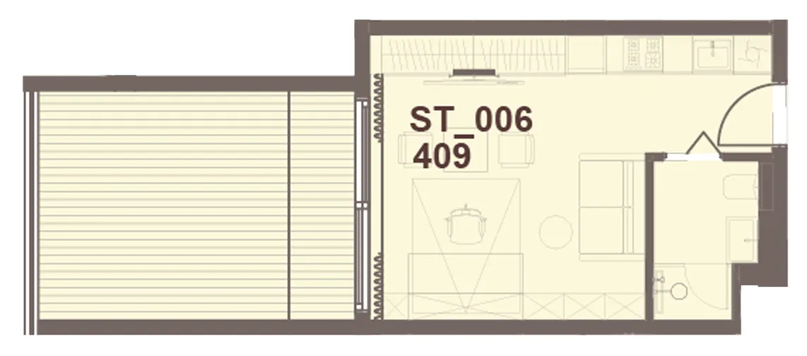 0 bedroom layout