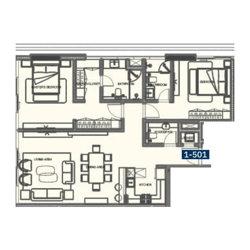 2 bedroom layout
