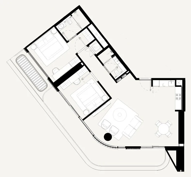 2 bedroom layout