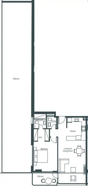 1 bedroom layout
