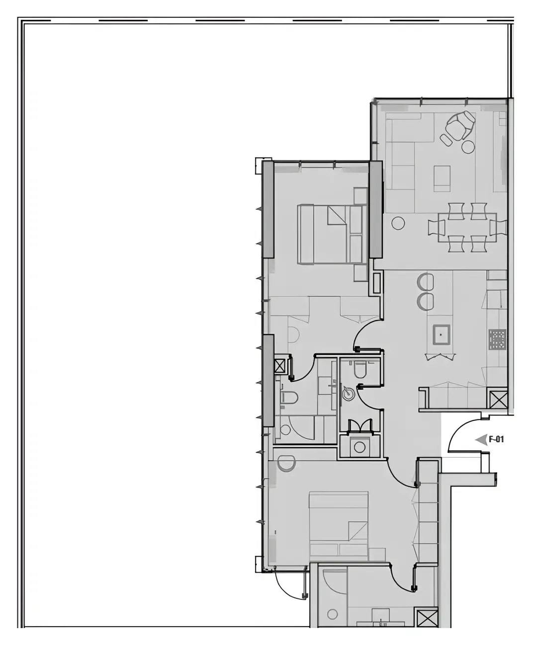 2 bedroom layout