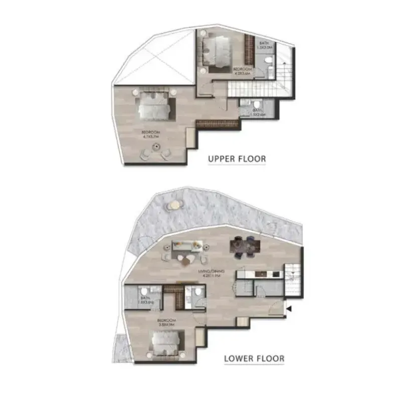 3 bedroom layout