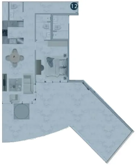 1 bedroom layout