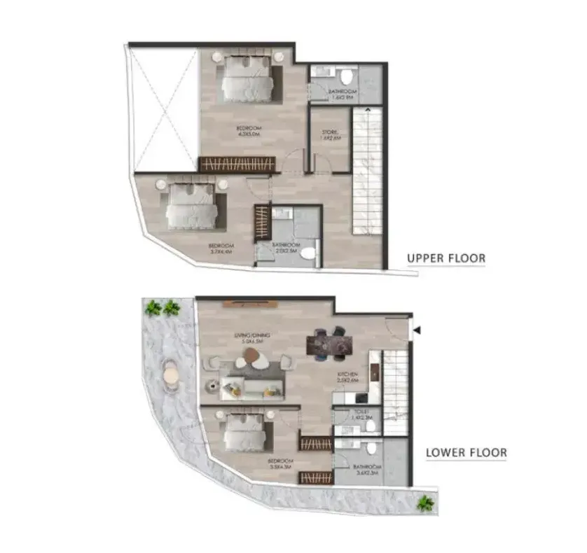 3 bedroom layout