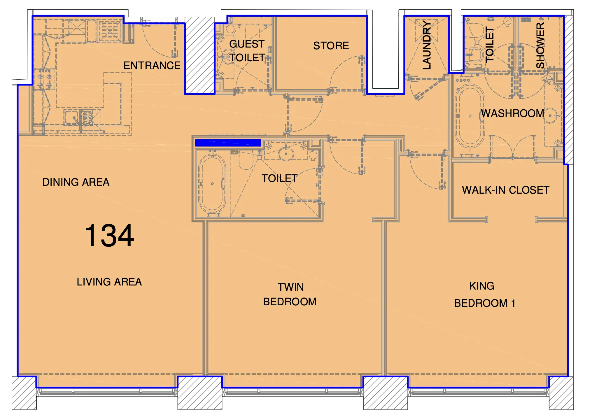 2 bedroom layout