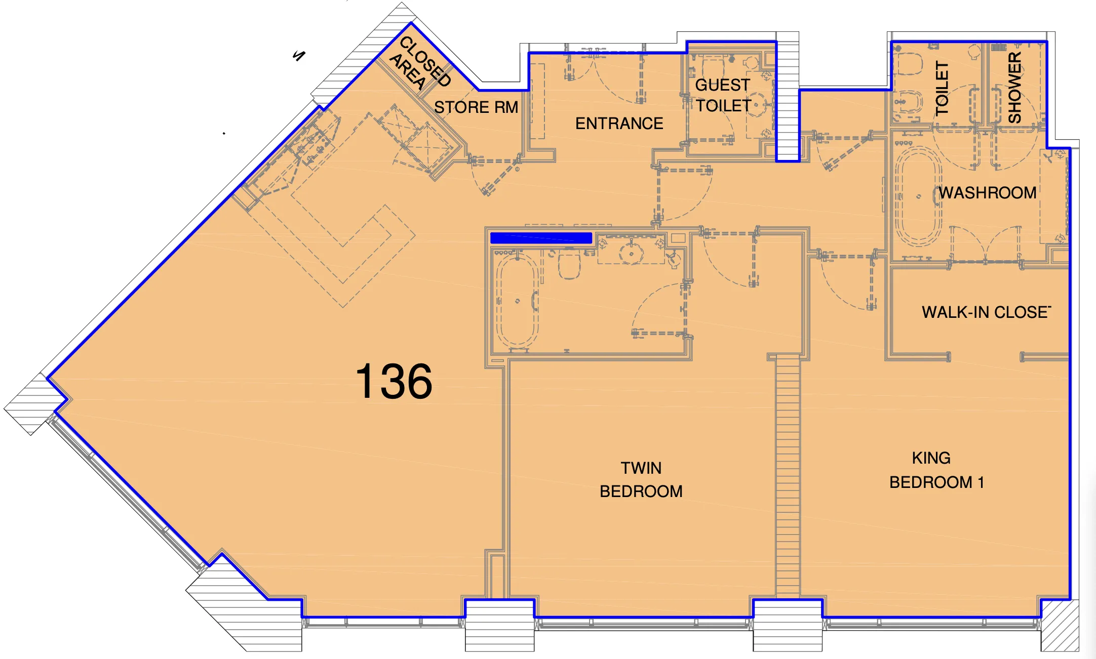 2 bedroom layout