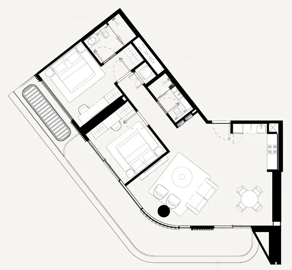 2 bedroom layout