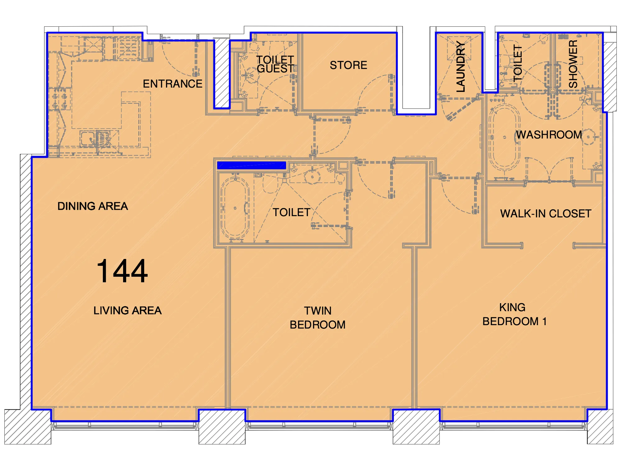 2 bedroom layout