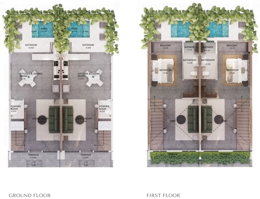 1 bedroom layout