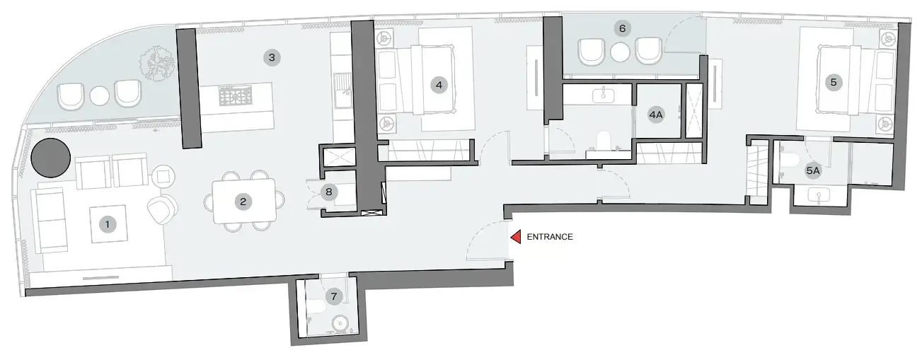 2 bedroom layout