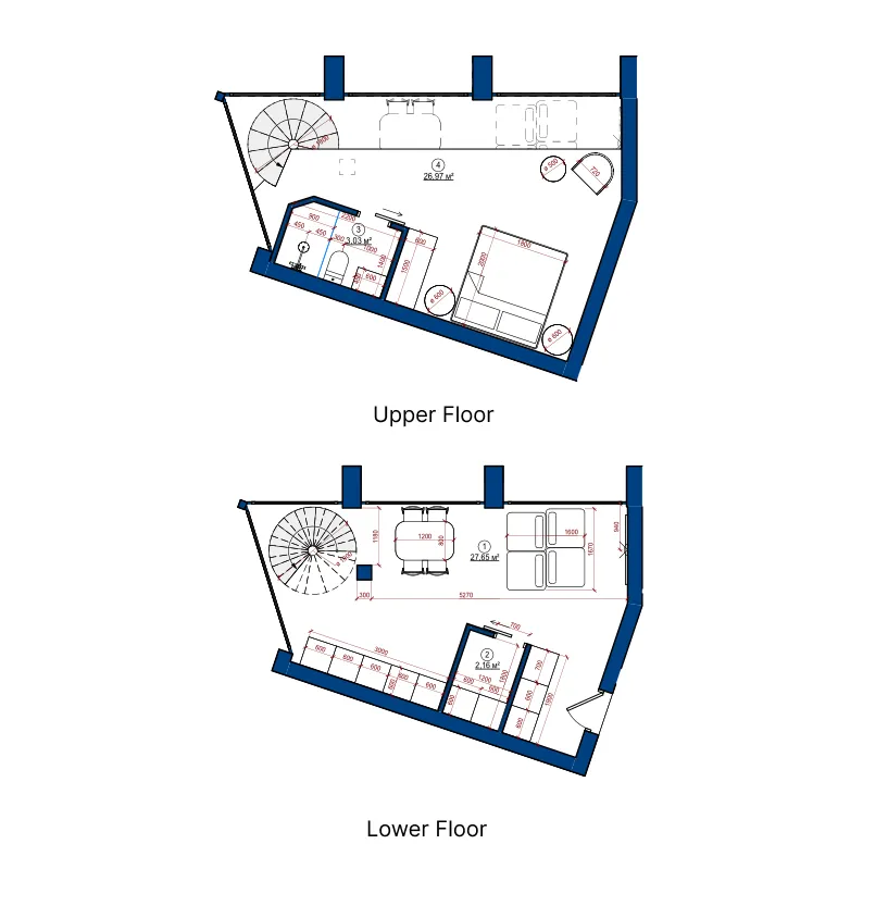 1 bedroom layout