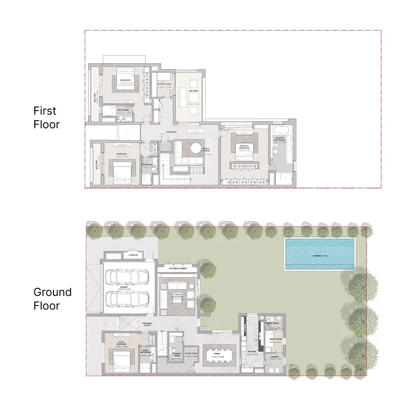 4 bedroom layout