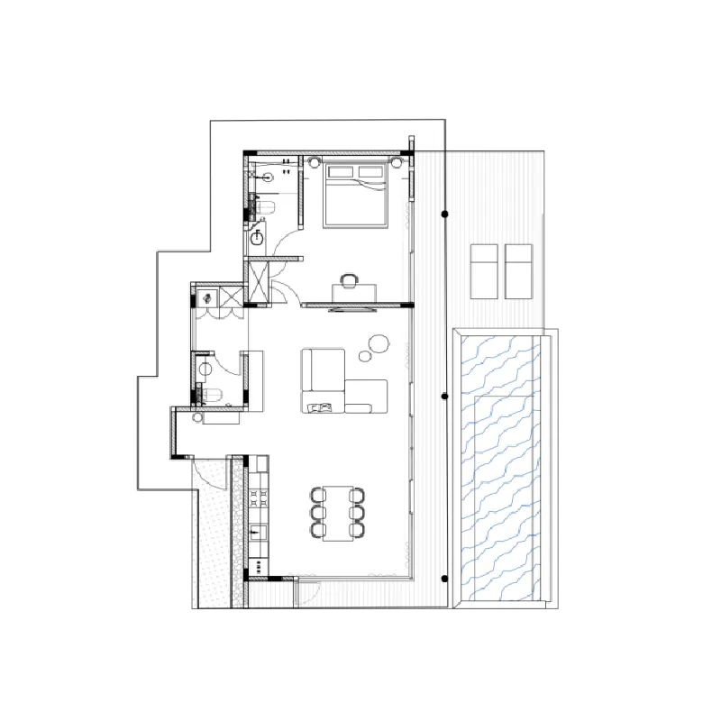 1 bedroom layout