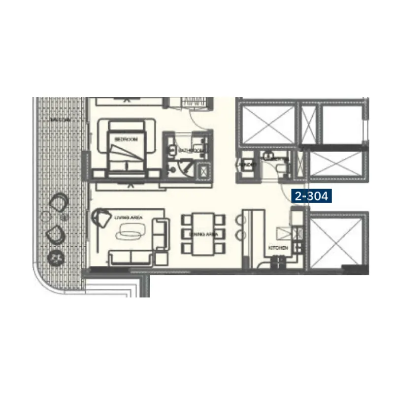 2 bedroom layout
