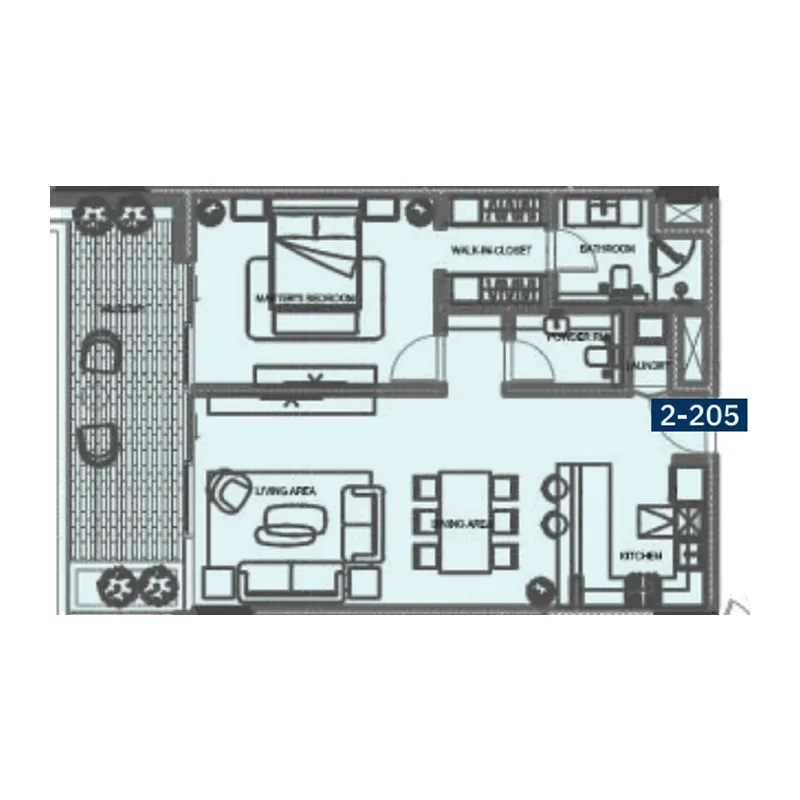 1 bedroom layout