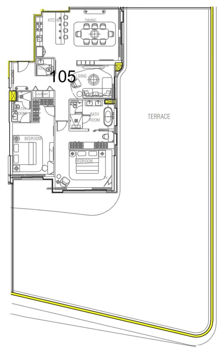 2 bedroom layout