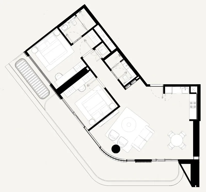 2 bedroom layout