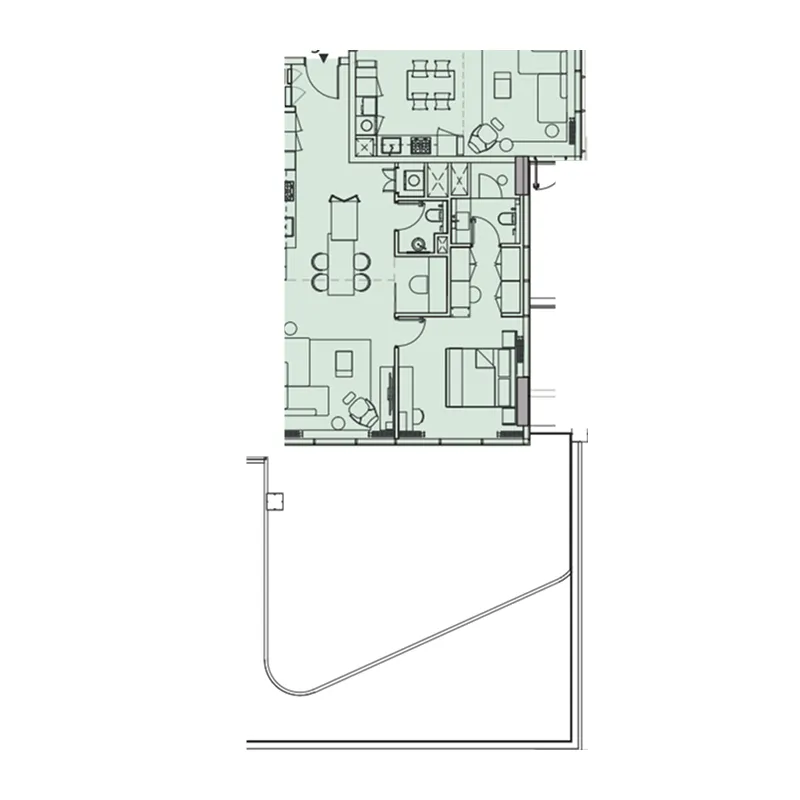 1 bedroom layout