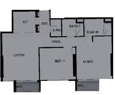 2 bedroom layout