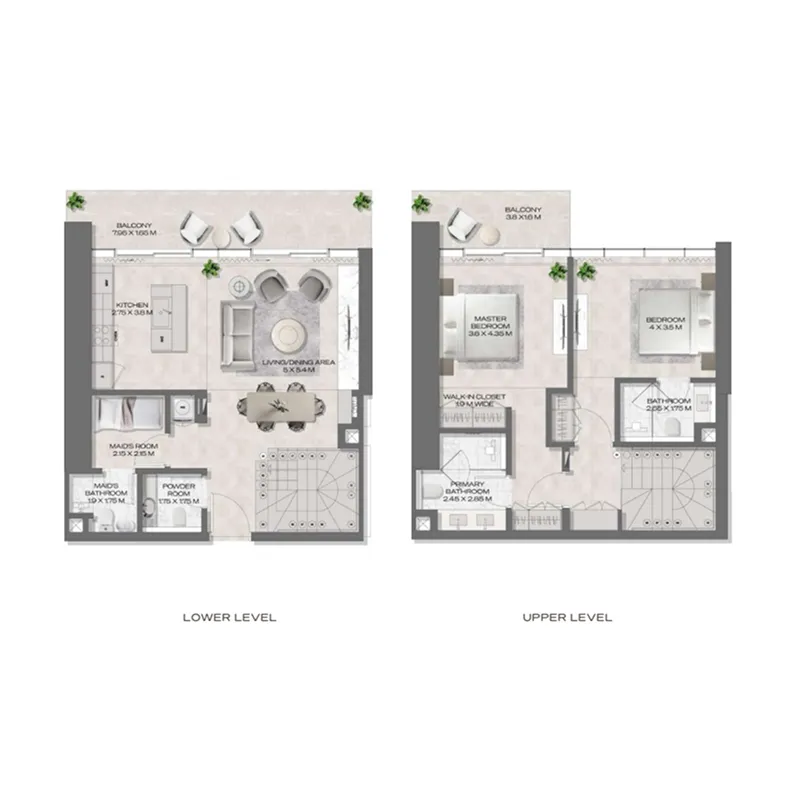 2 bedroom layout