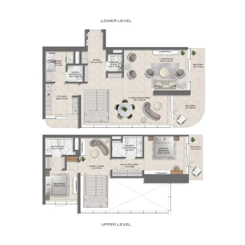 2 bedroom layout