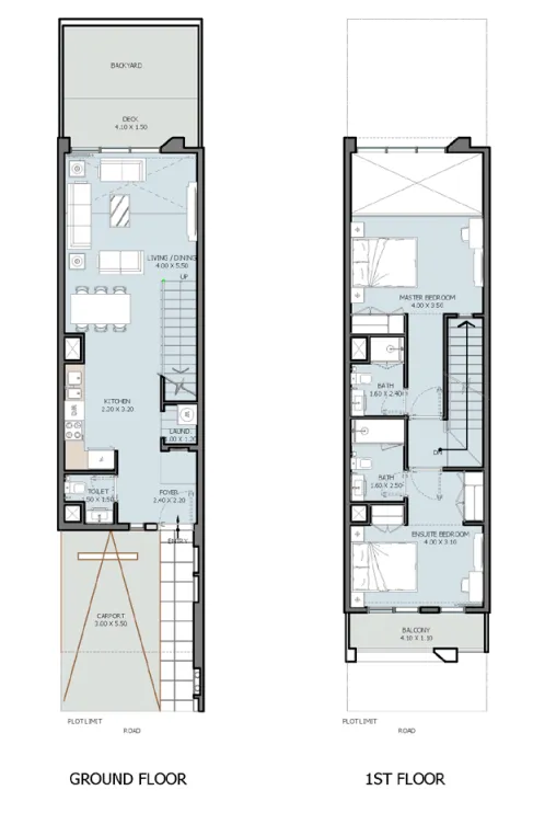 2 bedroom layout