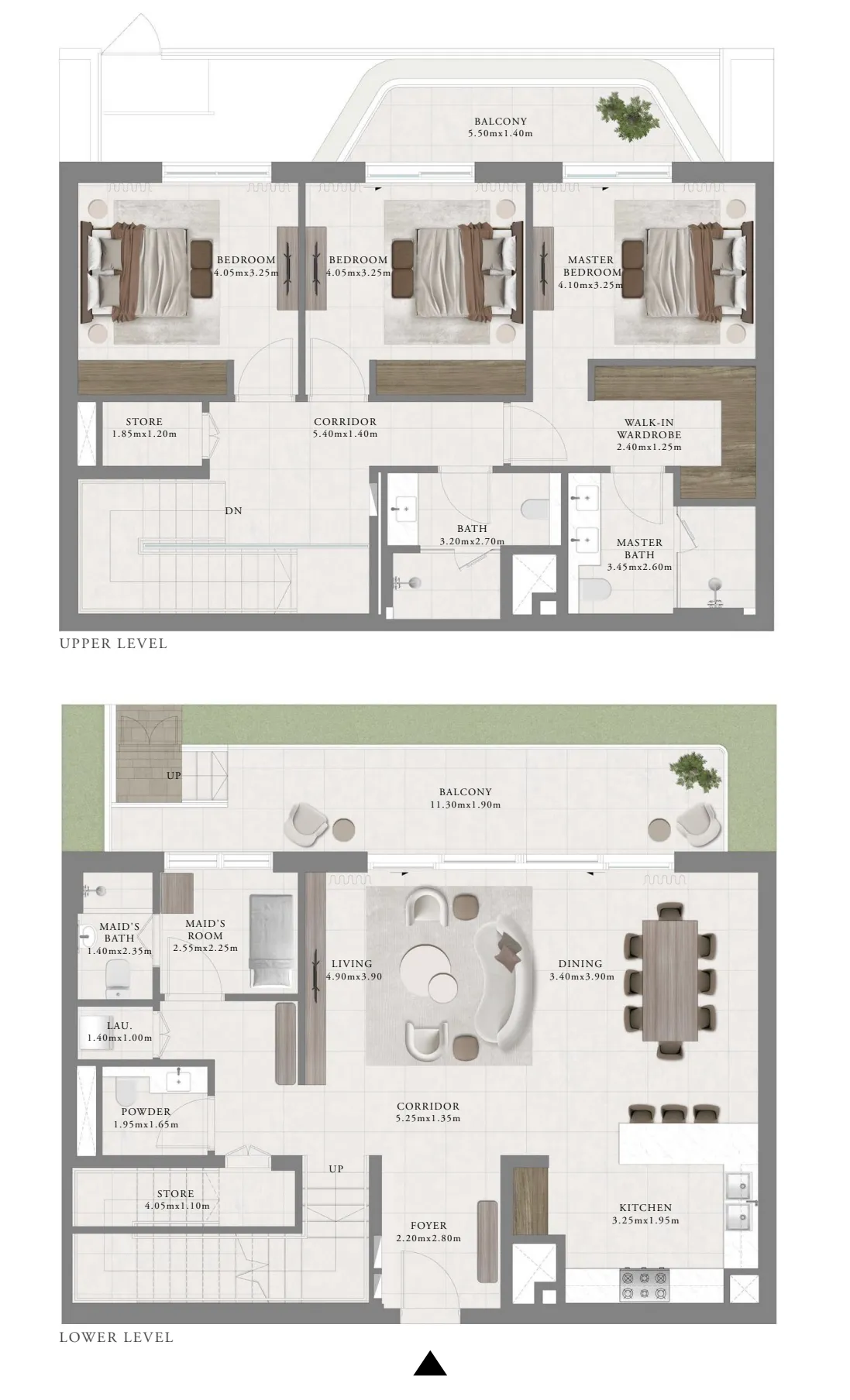 3 bedroom layout