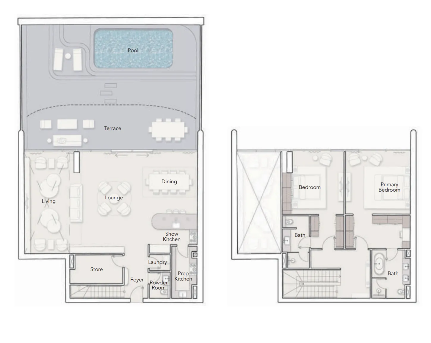 2 bedroom layout