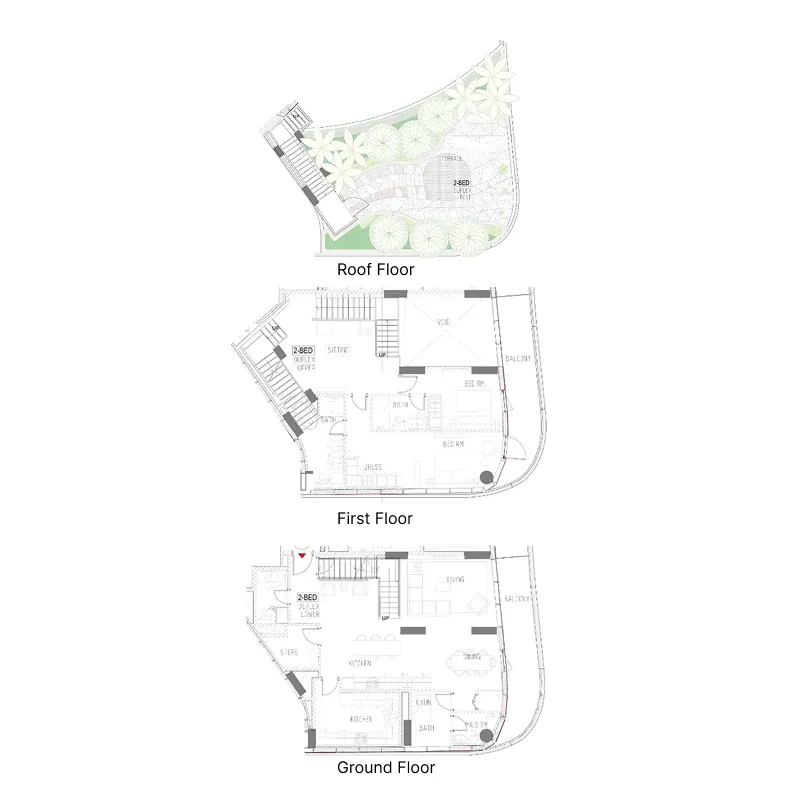 2 bedroom layout