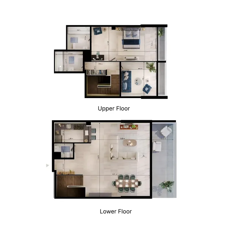 1 bedroom layout