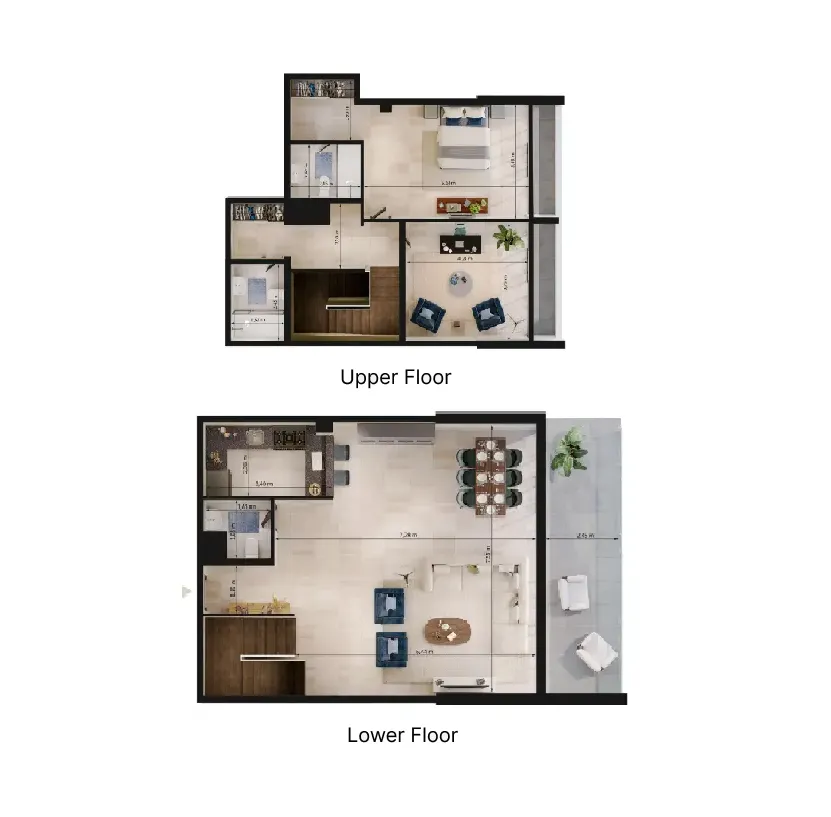 1 bedroom layout