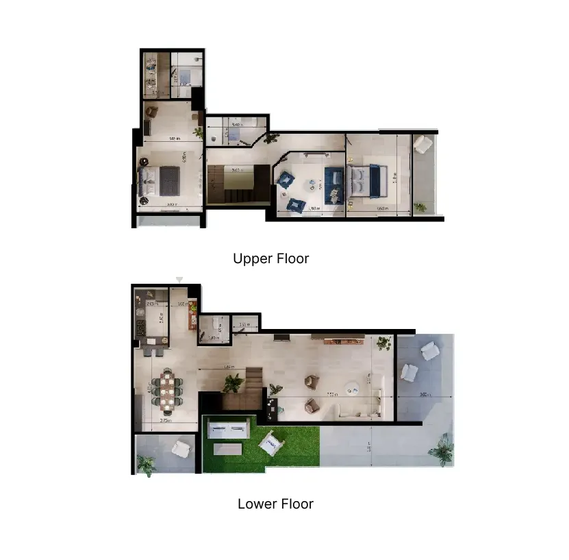 2 bedroom layout