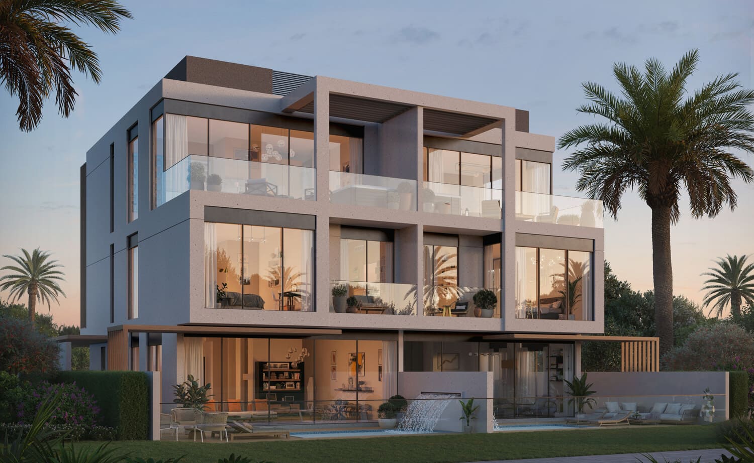 Twin villas