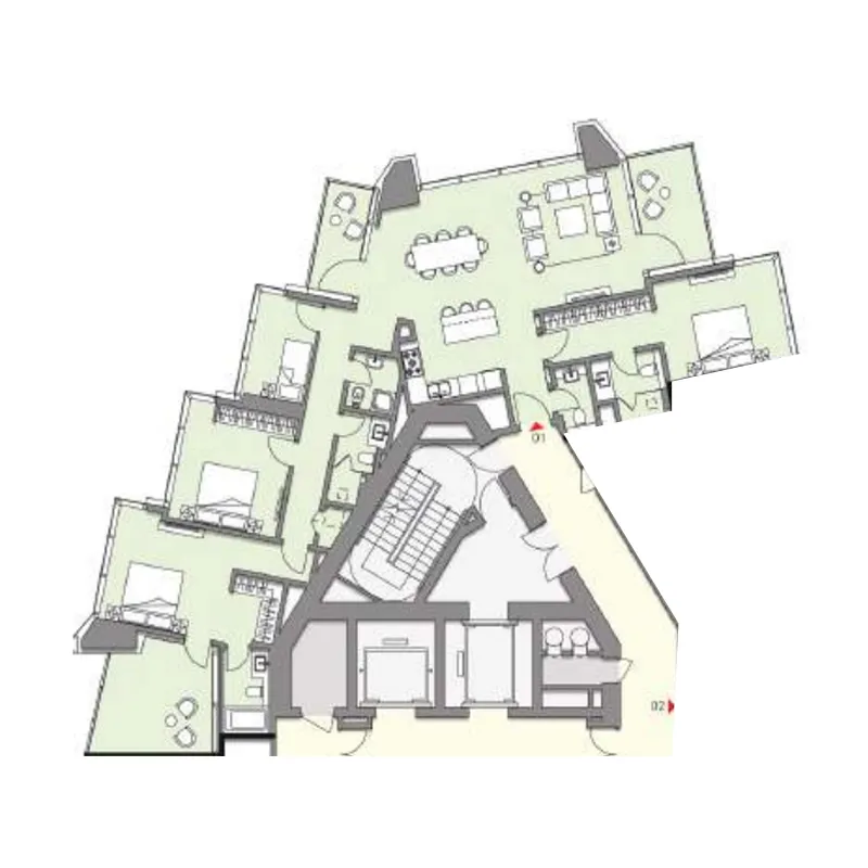 3 bedroom layout