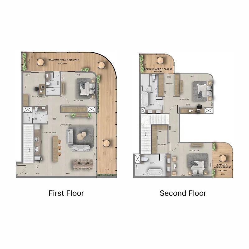 3 bedroom layout