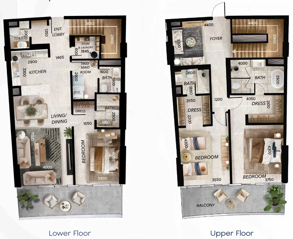 3 bedroom layout