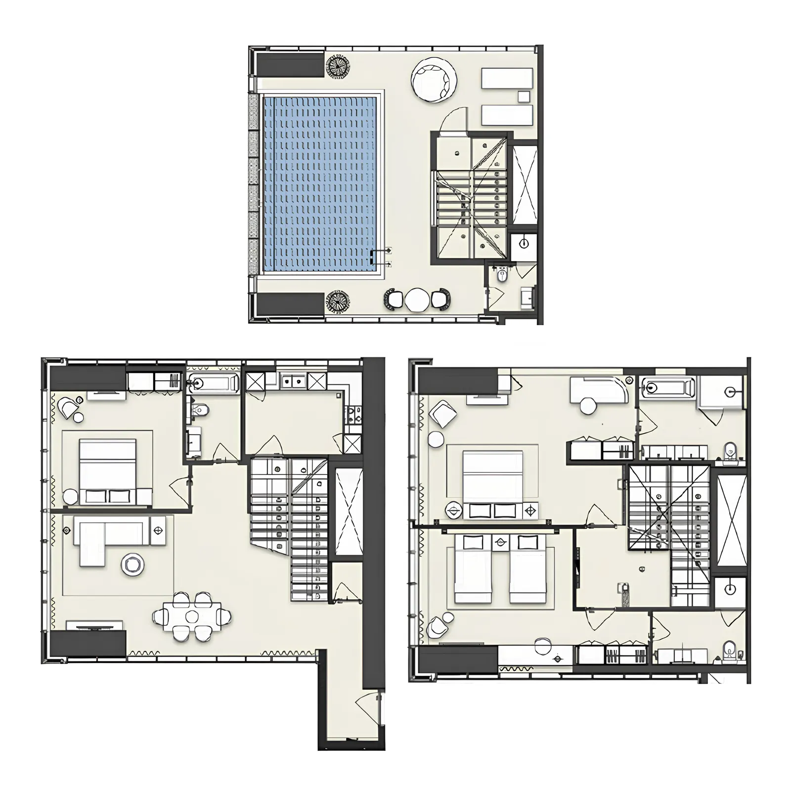 3 bedroom layout