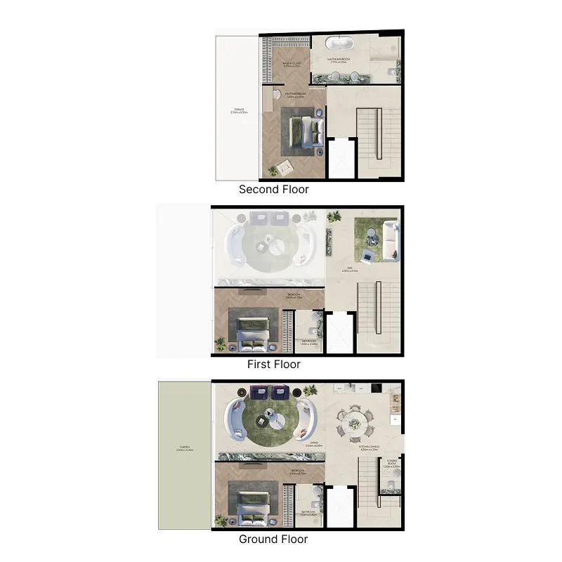 3 bedroom layout