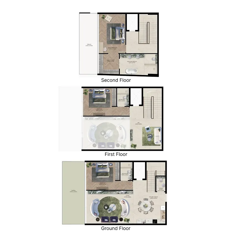 3 bedroom layout