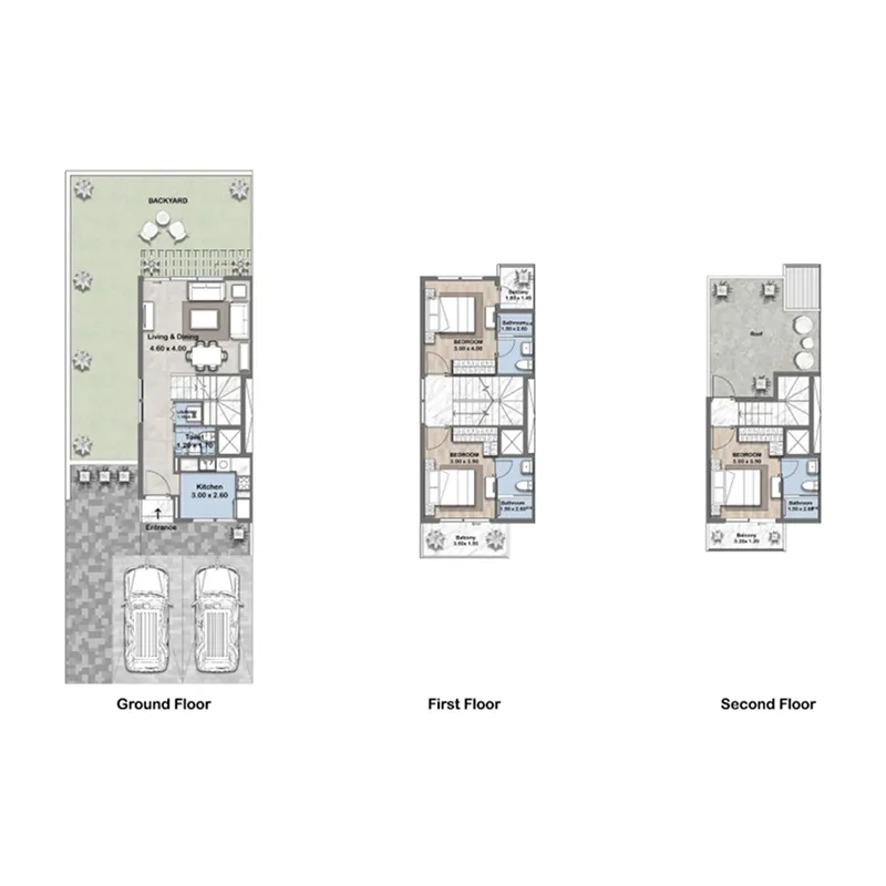 3 bedroom layout