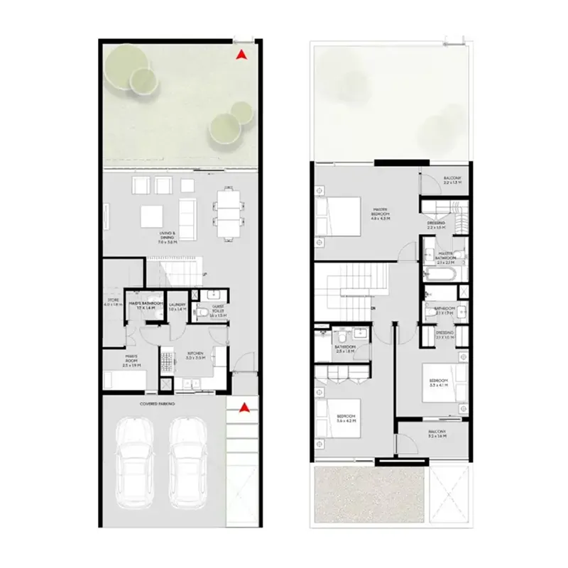 3 bedroom layout