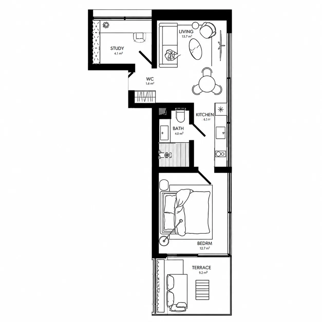 3 bedroom layout