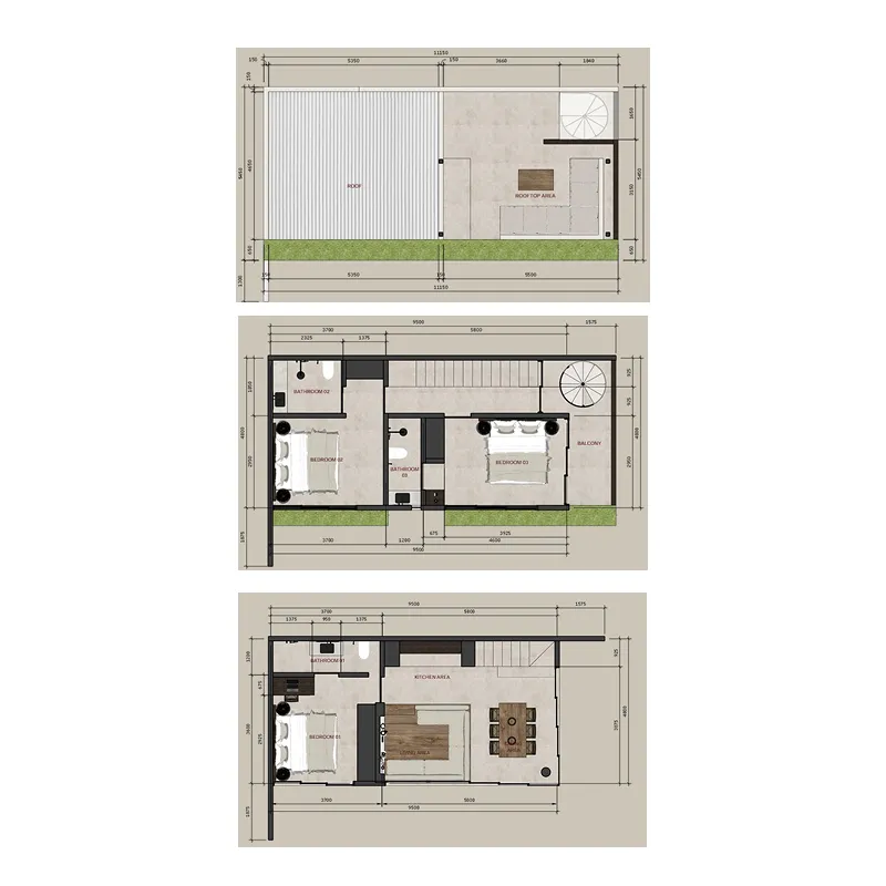 3 bedroom layout