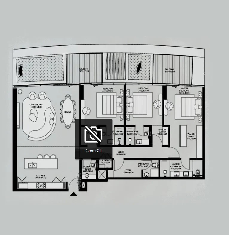 3 bedroom layout