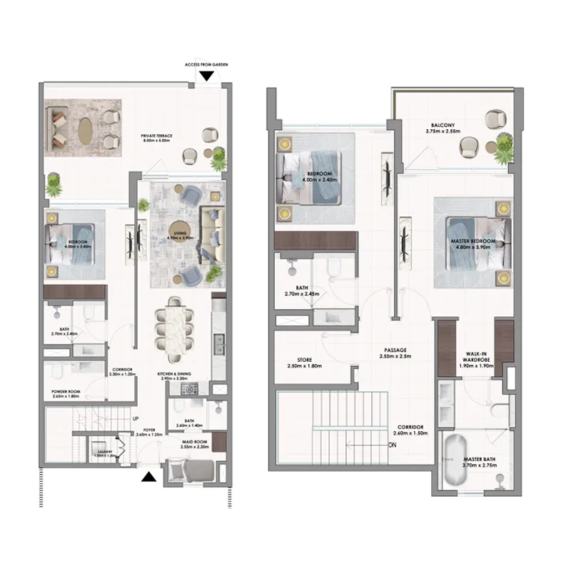 3 bedroom layout