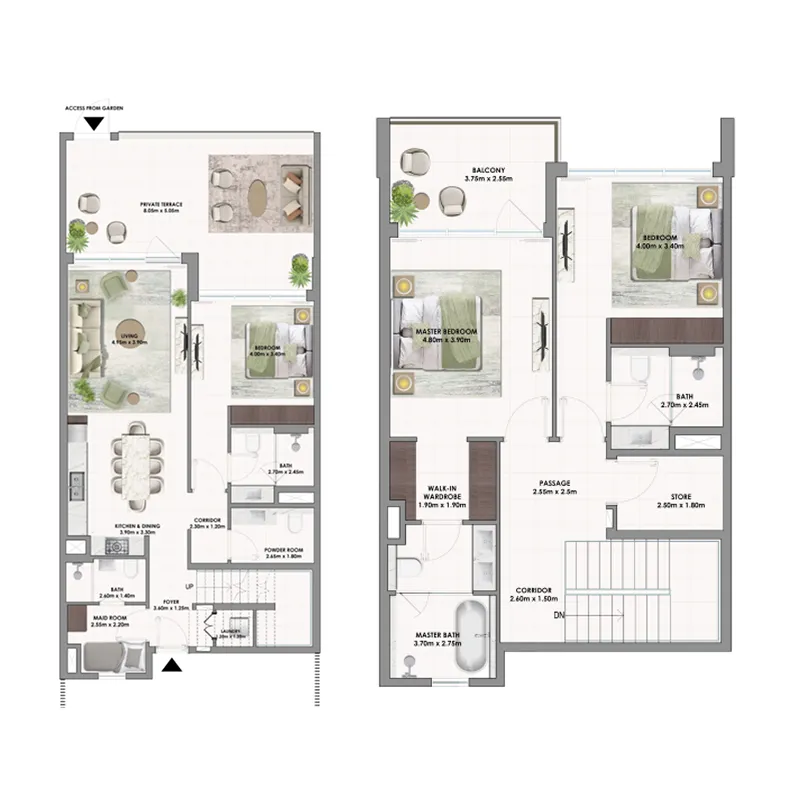 3 bedroom layout